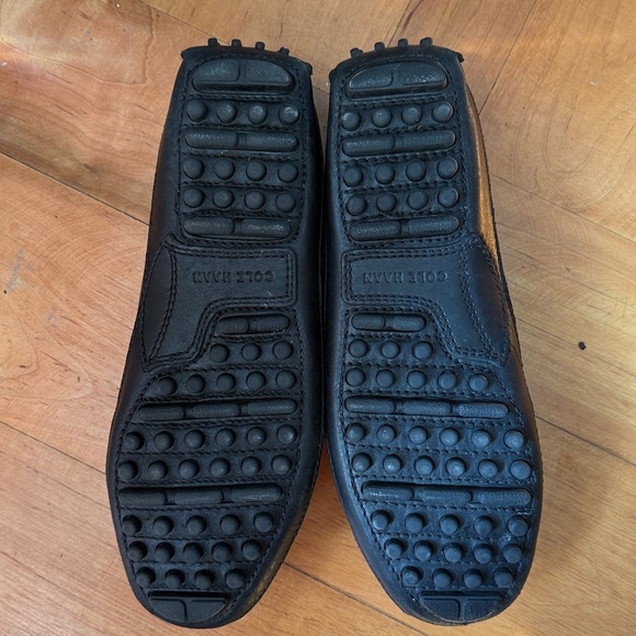 Cole Haan Black Leather Bit Buckle Drivers Loafers Men’s Size 7M - Picture 6 of 7